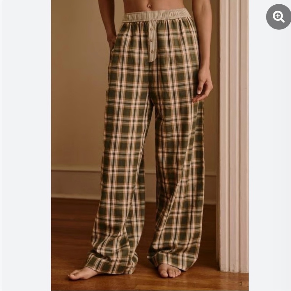 Anthropologie boxer pajama pants!